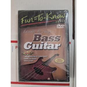 Fun-To-Know Bass Guitar DVD Lesson new sealed #195